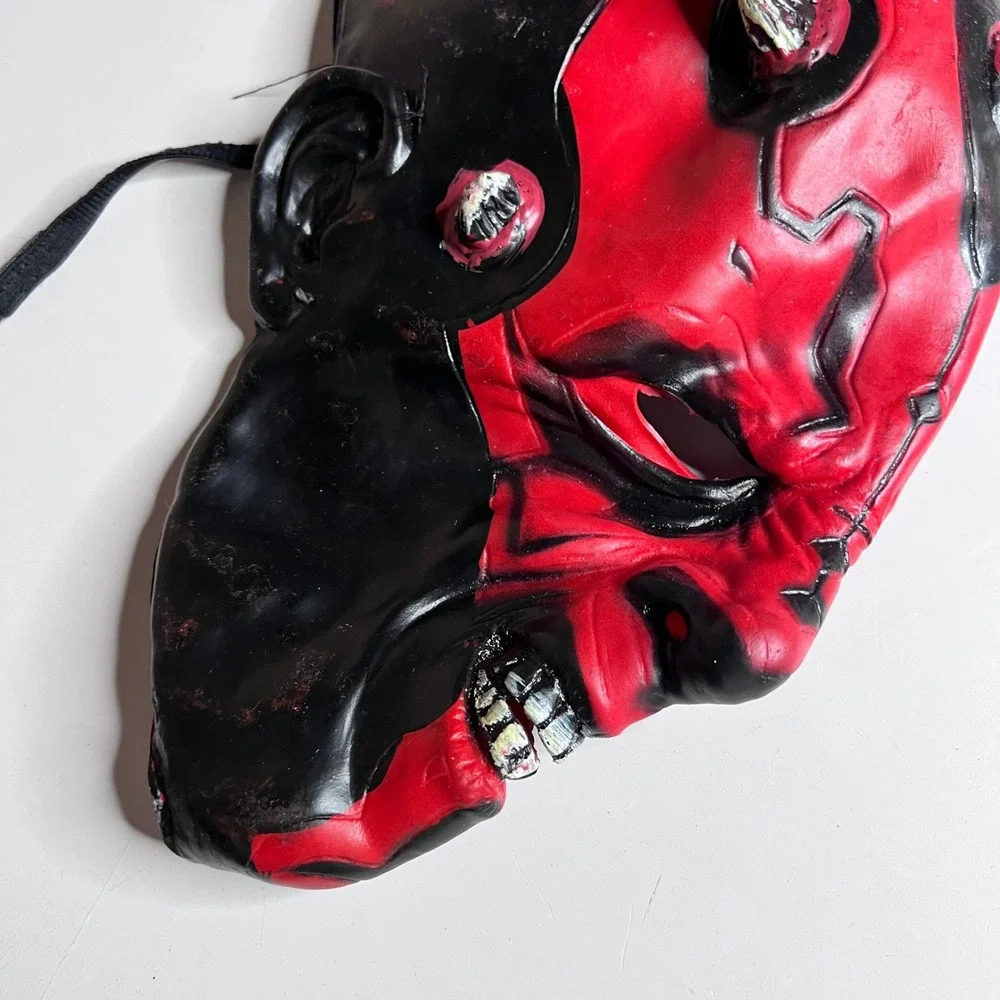Star Wars Darth Maul‎ Mask Rubies Costume Co 2011 Red Black Vinyl Halloween